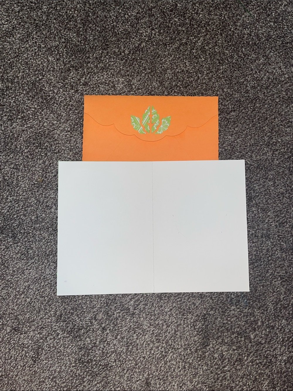 Stampin' Up! Autumn Leaf and Fox Handmade Card Set in Orange, Brown, Green, Red - Picture 6 of 10